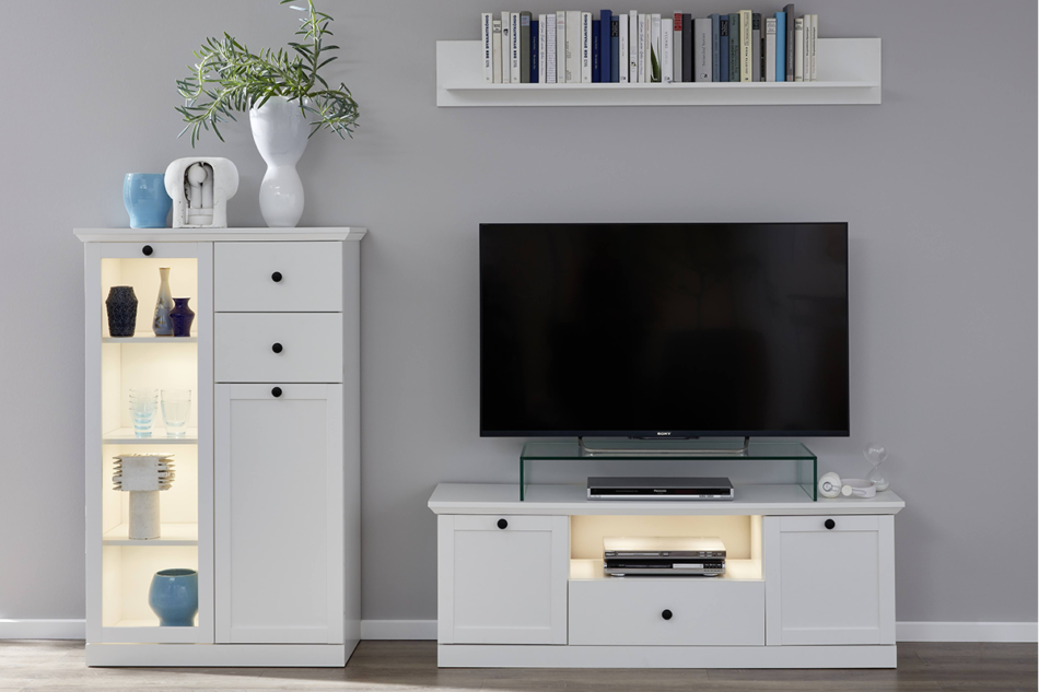 LIANTE Wieszak ścienny biały - zdjęcie 5