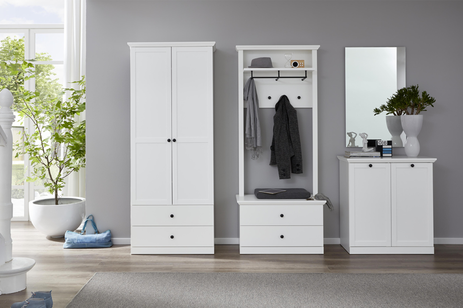 LIANTE Wieszak ścienny biały - zdjęcie 9