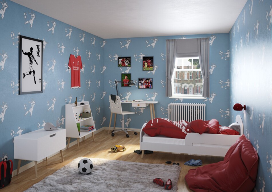 GAIA Stolik nocny biały/dąb - zdjęcie 4