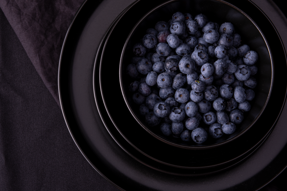 VICTO Talerz deserowy czarny/matowy - zdjęcie 2